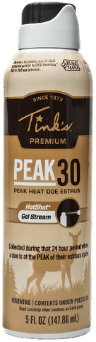 5 OZ PEAK30 PREMIUM DOE ESTRUS GEL STREAM SPRAY CAN