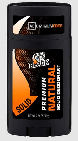 2.25 OZ BLACK PREMIUM NATURAL SOLID DEODORANT ALUMINUM FREE