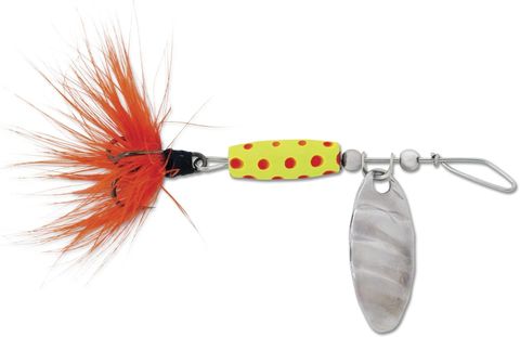 **WSL** 1/4 OZ SHYSTER SPINNER CHARTREUSE/FIRE