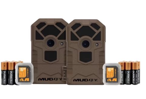 MUDDY MTC100K 2 PACK CAMERAS W/ SD CARDS & BATTERIES