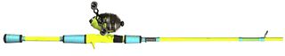**WSL** 6' PROFISHIENCY HI-VIZ  SPINCAST COMBO MED. 2PC