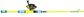 **WSL** 6' PROFISHIENCY HI-VIZ  SPINCAST COMBO MED. 2PC