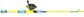 6' PROFISHIENCY HI-VIZ  SPINCAST COMBO MED. 2PC