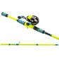 6' PROFISHIENCY HI-VIZ  SPINCAST COMBO MED. 2PC