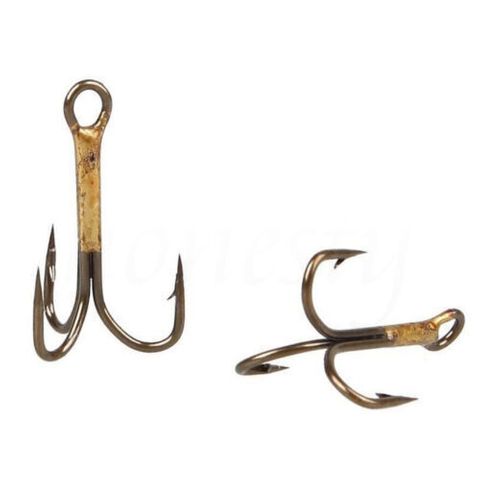 #4 BRONZE TREBLE HOOK 7 PK