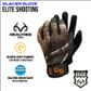 ELITE SHOOTING GLOVES SIZE LARGE - REAL TREE CAMO