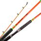 7-1/2' CAT SLAYER CUSTOM CATFISH CASTING ROD 1PC MH UV ORANGE