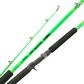 7-1/2' CAT SLAYER CATFISH CASTING ROD 2PC MED. UV GREEN