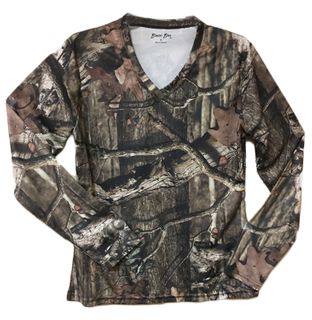 LADIES CAMO LONG SLEEVE SHIRT UPF 50+