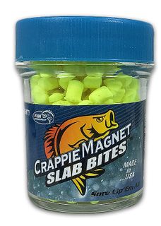 1 OZ CRAPPIE MAGNET SLAB BITES CHARTREUSE