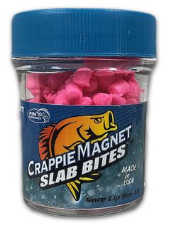 1 OZ CRAPPIE MAGNET SLAB BITES PINK