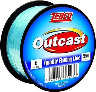 8 LB OUTCAST MONO BLUE 550 YD