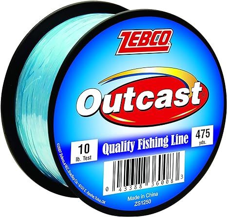 10 LB OUTCAST MONO BLUE 475 YD