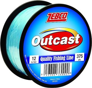 12 LB OUTCAST MONO BLUE 375 YD