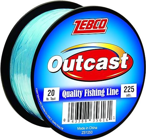 20 LB OUTCAST MONO BLUE 225 YD