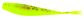 2.5" MINNOW CONFETTI CHARTREUSE 16PK