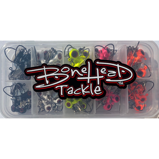 TERM TACKLE PACK BLADED JIGHEADS ASST SZ-CLRS 52PCS