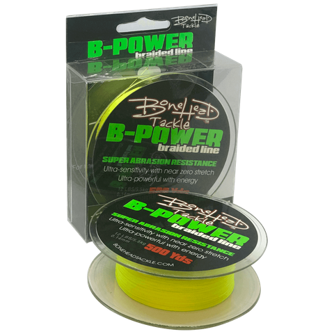 12LB 4X BRAIDED LINE 500 YDS YELLOW HIGH-VIZ