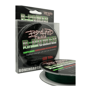 12LB 8X PLATINUM BRAIDED LINE 150 YDS MOSS GREEN