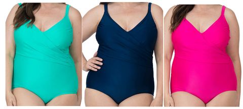 WOMEN'S PLUS SIZE ONE-PIECE SWIMSUIT SIZES 18-24