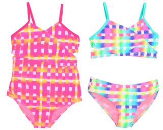 GIRL'S ASSORTED ONE-PIECE & TWO-PIECE SWIMSUITS 4-6X