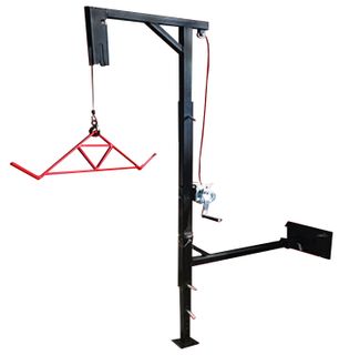 **D** RECEIVER HITCH SWIVEL GAME HOIST