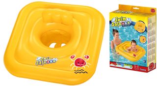 30"X30" SWIM SAFE WONDERSPLASH SQUARE 3-RING BABY BOAT