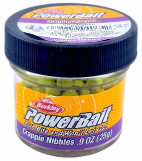 .9 OZ POWER BAIT CRAPPIE NIBBLE CHART