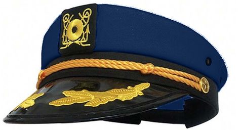 **WSL** DELUXE CAPTAIN HAT - NAVY