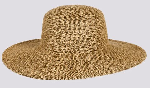 MYNAH STRAW SUMMER HAT - COFFEE