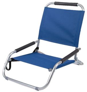 ALUMINUM BEACH / CAMP / SPORT CHAIR - COLOR BLUE