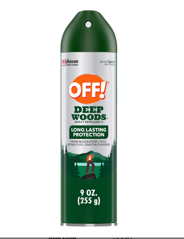 **WSL** 9 OZ OFF! DEEP WOODS INSECT REPELLENT
