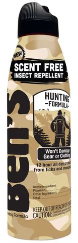6 OZ BEN'S HUNTING FORMULA SCENT FREE TICK - INSECT REPELLENT
