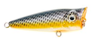 2" POND FAV. POPPER GREY SHINER CREME