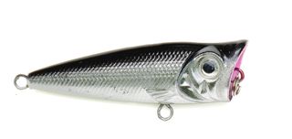 2" POND FAV. POPPER SHAD CREME