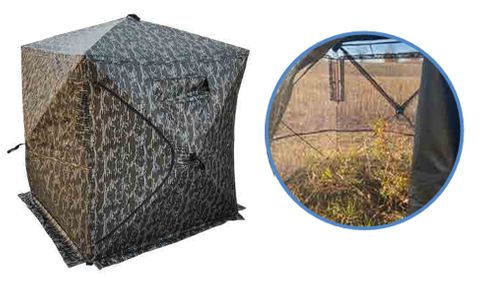 66"X75" PHANTOM FULL SEE THRU MESH BLIND 3 PERSON