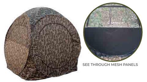 POP UP SEE THRU HUNTING BLIND 58"X58"X63" BOTTOMLAND