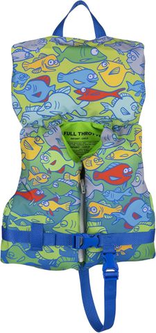 **WSL**FULL THROTTLE WATER BUDDIES LIFE VEST - FISH - INFANT LESS THAN 50LBS