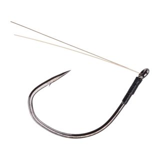 1/0 WIRE GUARD WACKY HOOK BLACK NICKEL 5PK