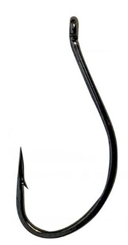 #1/0 DROP SHOT HOOK BLACK NICKEL 7PK