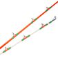 7-1/2' CASTING ROD 1 PC MH - ORANGE