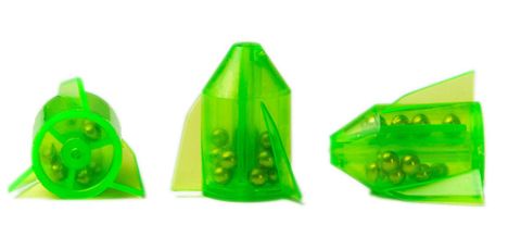 ROCKET RATTLE 10PK - GREEN