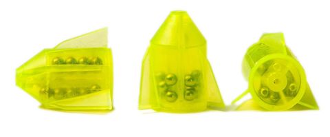 ROCKET RATTLE 10PK - YELLOW
