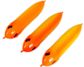 4"  BATTLE RATTLE 3PK - ORANGE