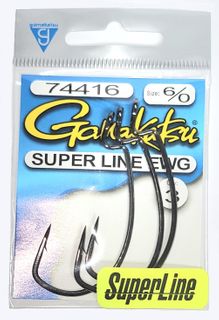 6/0 SUPER LINE EWG HOOK 3PK