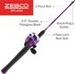 6' SPLASH SPINCAST COMBO PURPLE OR BLUE