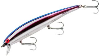 1/2 OZ LONG A JERKBAIT CHROME/ BLUE/ PINK/ WHITE 4-1/2"