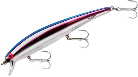 1/2 OZ LONG A JERKBAIT CHROME/ BLUE/ PINK/ WHITE 4-1/2"