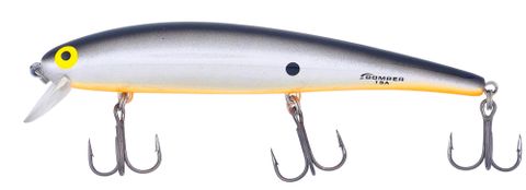 1/2 OZ LONG A JERKBAIT PEARL/ BLACK BACK/ ORG 4-1/2"