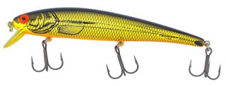 1/2 OZ LONG A JERKBAIT GOLD CHROME/ ORG BELLY 4-1/2"